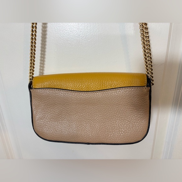 COACH Kleo Crossbody 17 Bag - C5993 Taupe/Electric Purple/Yellow - Picture 10 of 16